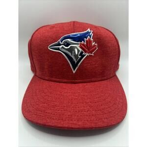 Authentic Collection New Era 59 Fifty Fitted Torronto Blue Jays MLB Hat 7 1/2